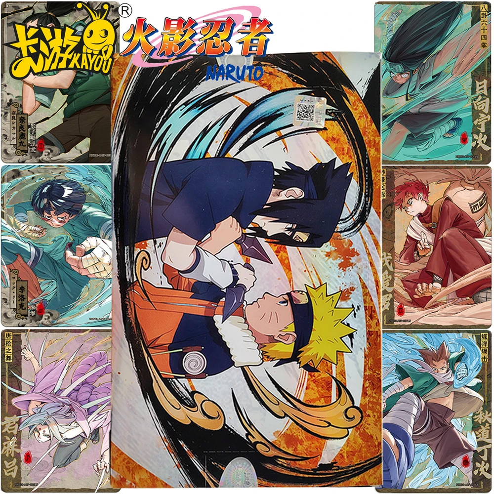 

KAYOU Official Naruto Collection Card Child's Favorite Hot Blooded Battle Anime Limited Character Card Boys Girls Hobbies Gifts