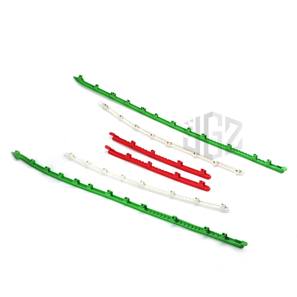 Für VESPA GTS 150 250 300 GTV 300 2013-2024 Motorrad Zubehör Trittbrett Gummi Streifen Mehrfarbige Pedal Dekoration streifen