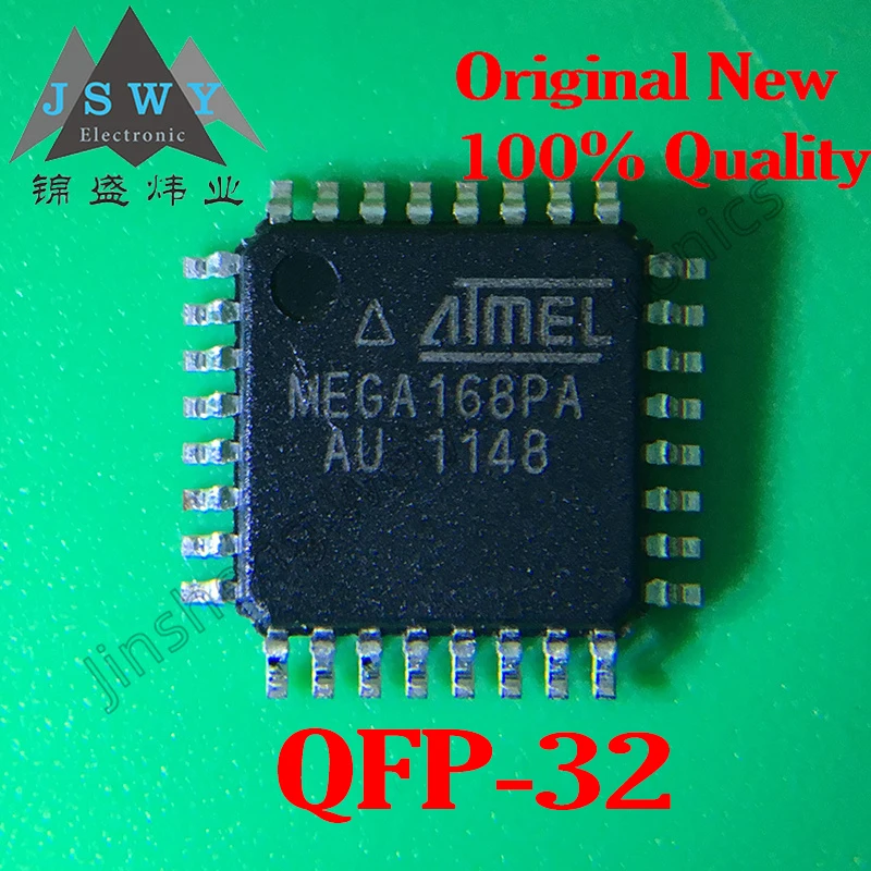 5-10PCS ATMEGA168PA-AU MEGA168PA-AU TQFP32 8-bit microcontroller microcontroller 100% new original stock free shipping