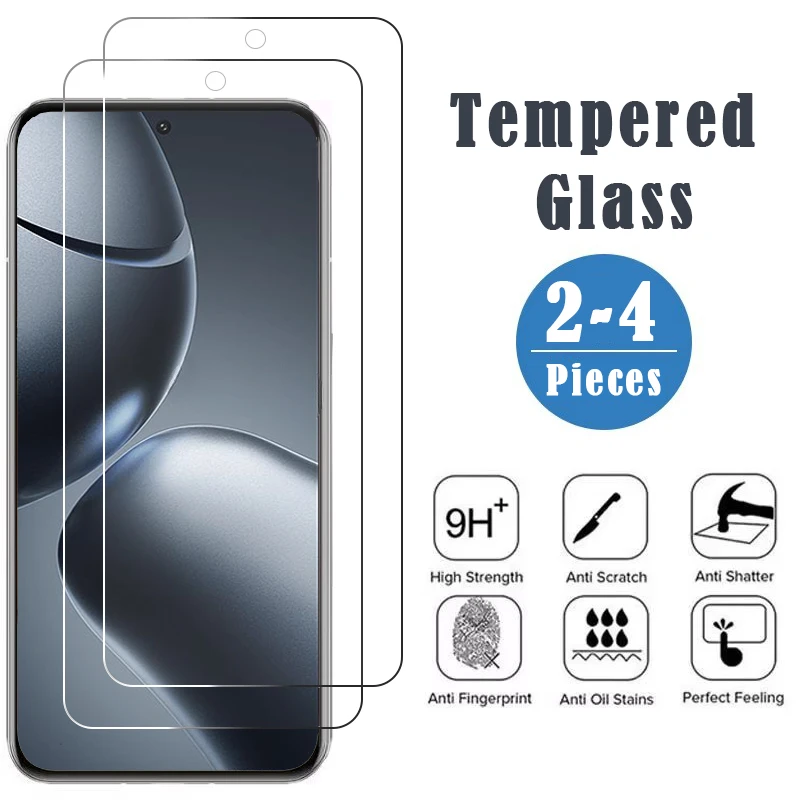 

2-4Piece HD Tempered Glass For Xiaomi 14T 13T Pro Screen Protector For Xiaomi 14 13 12 11 10 Lite Black Shark 5 4 Pro Front Film