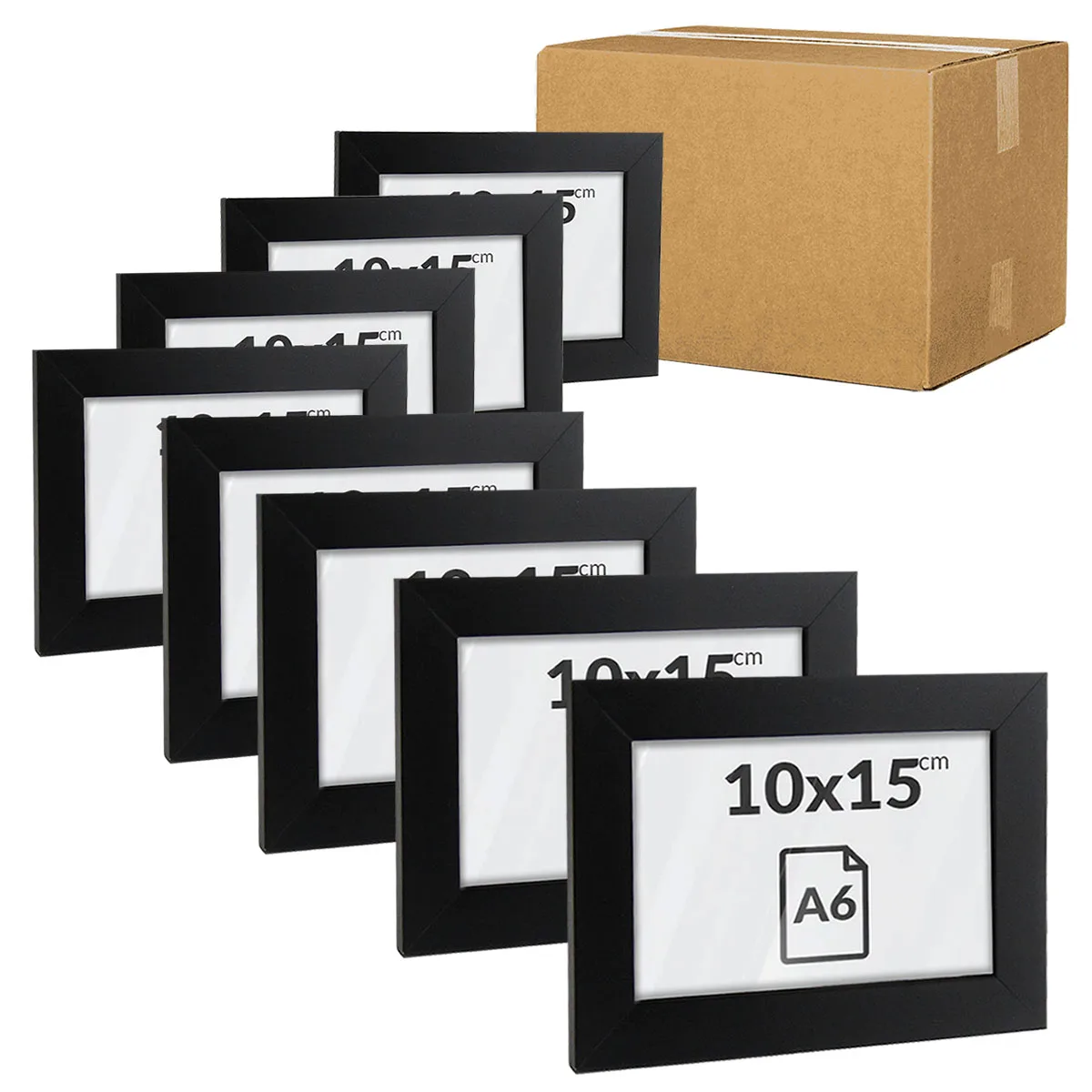 10X15 Wooden Black Portrait Door Wholesale-15 PCs-PRSC-PR