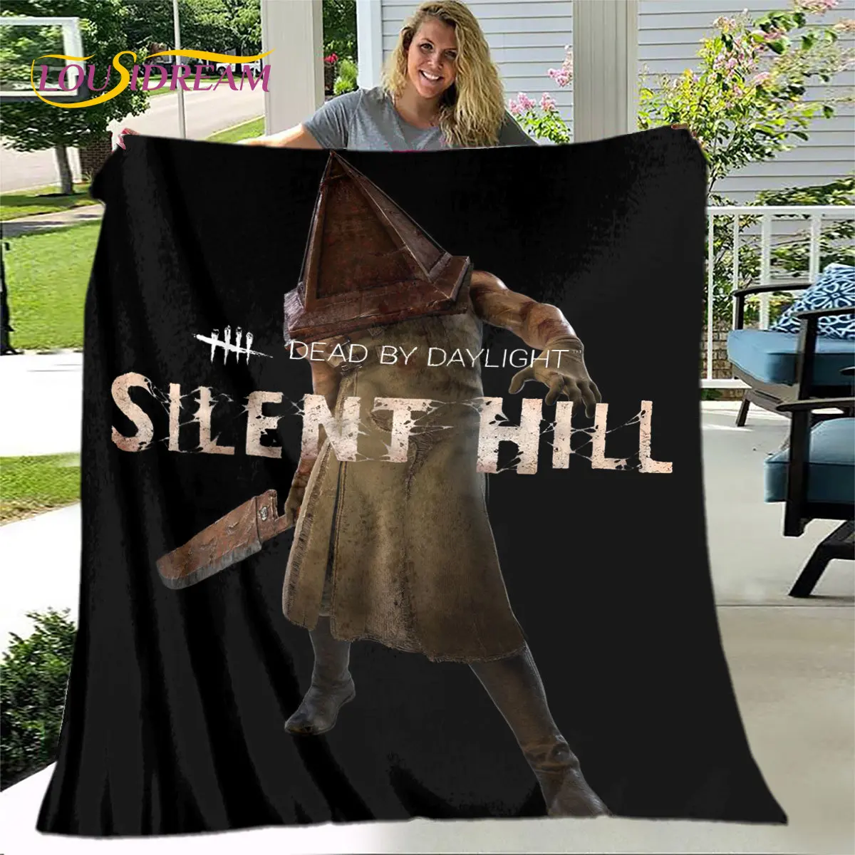 Silent Hill Horror Movie Game Soft Plush Blanket,Flannel Blanket Throw Blanket for Living Room Bedroom Bed Sofa Picnic Cover Kid - Image 6