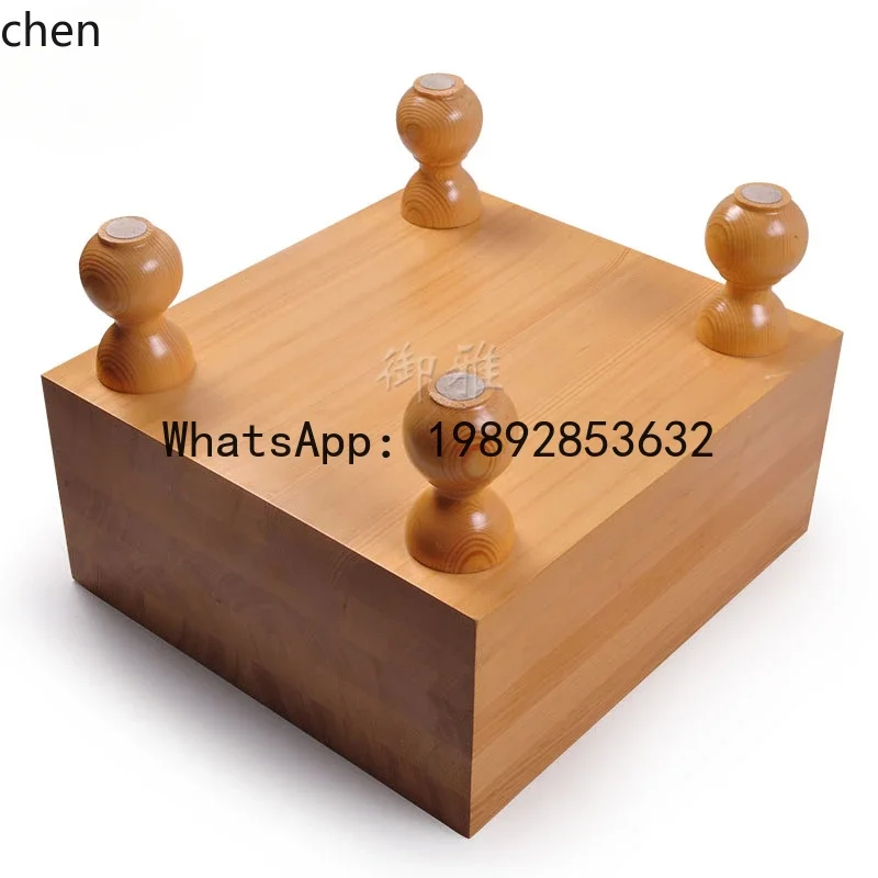 W7- wooden Go board 12/15/20 cm thick chessboard splicing solid wood table kang table