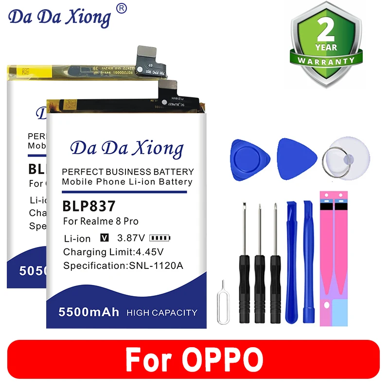 BLP819 BLP839 BLP835 BLP837 Battery For OPPO Reno Realme 4 4SE 5 5F 6 8 F19 Pro Lite A15 A53 A32 A94 A95 / Find X3 Lite 4G 5G13