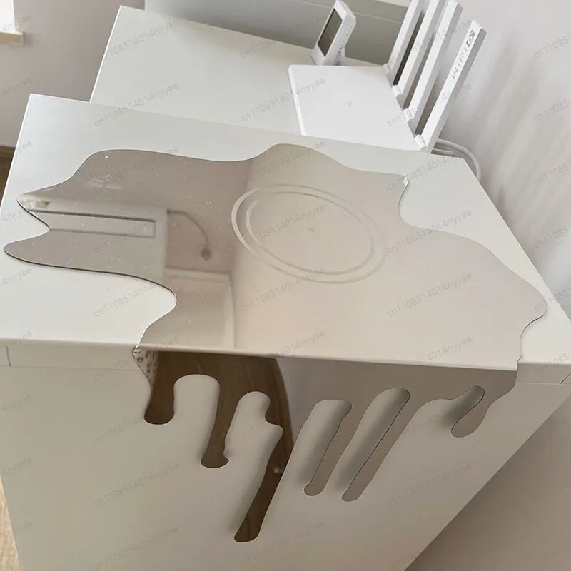 Stainless Steel Fluid Drop Sculpture | Luxury 3D Tabletop Decor for Living Room, Dining Table & Bar Counter, Unique Art Piece