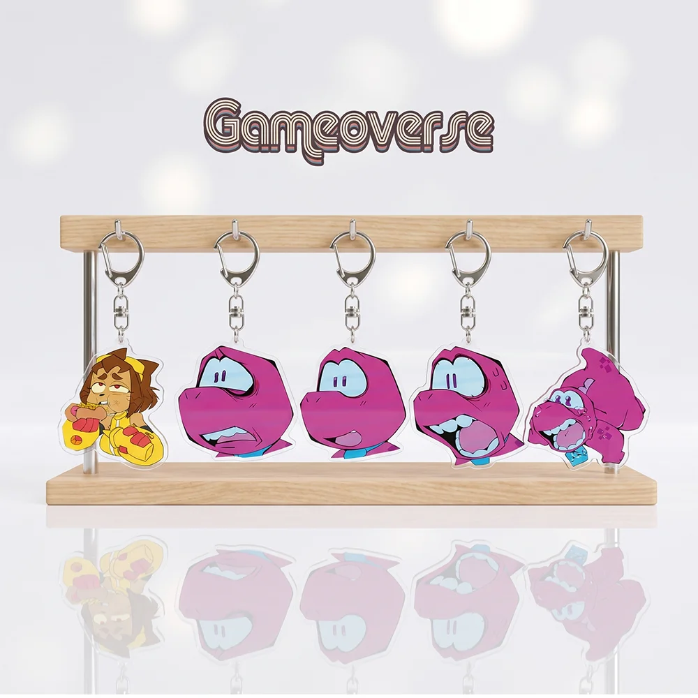 Новый-брелок-для-ключей-в-стиле-аниме-gameoverse-kawaii-милый-набор-брелоков-kaboodle-gobbles-warrick-fold-ежедневный-аксессуар-для-рюкзака-подарок-для-фанатов
