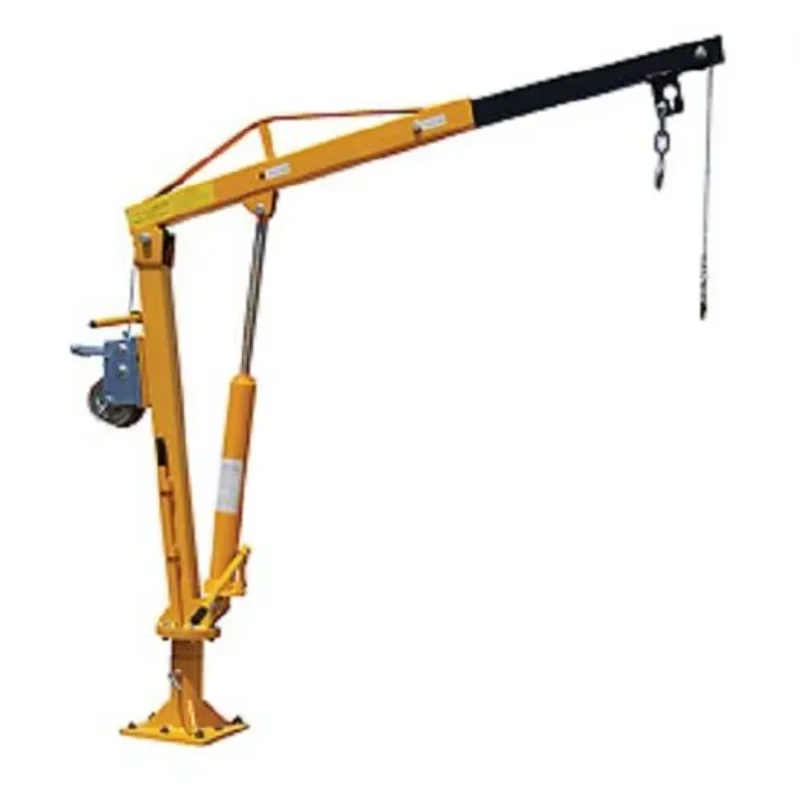 2000 фунтов Мини-гидравлическая электрическая лебедка 12 В Пикап Кран Подъемный кран для грузовика на продажу 500 кг Номированная нагрузка Двигатель JNDO 1 т