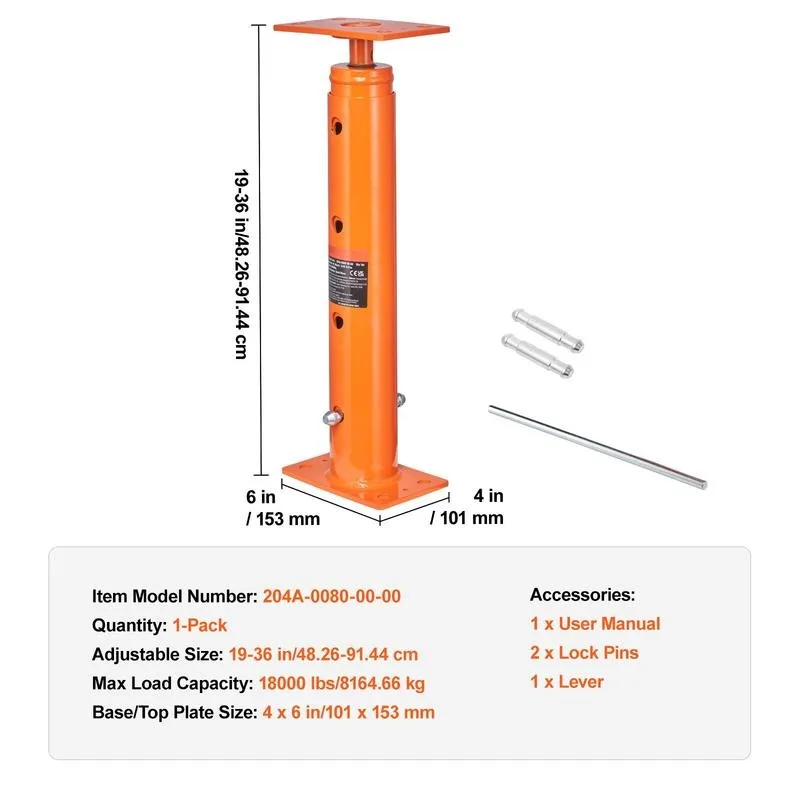 Adjustable Floor Jack Post House Floor Leveling Lift 19