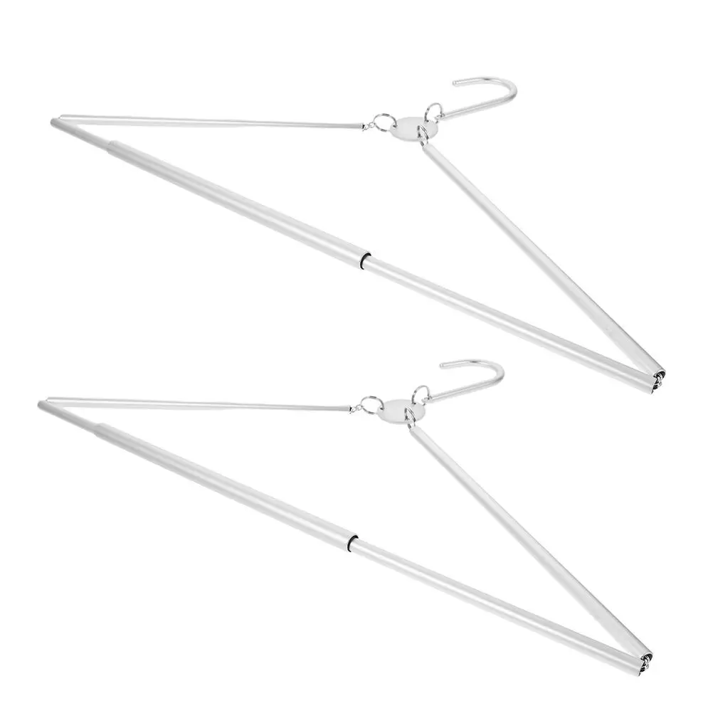

Folding Hanger Portable Rack Metal Space Saver Coat Jeans Pants Shirt Travel Garment ganizer Laundry Room Multifunctional