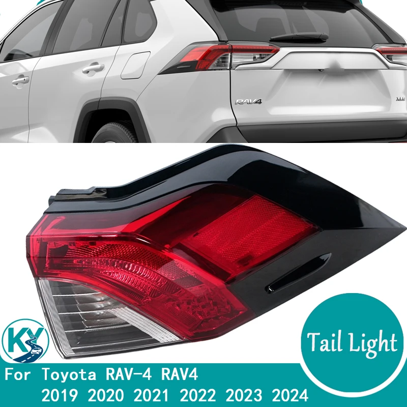 US Versione For Toyota RAV-4 RAV4 2019 2020 2021 2022 2023 2024 Side Rear Tail Light Brake Lamp Car Accessories Without Light