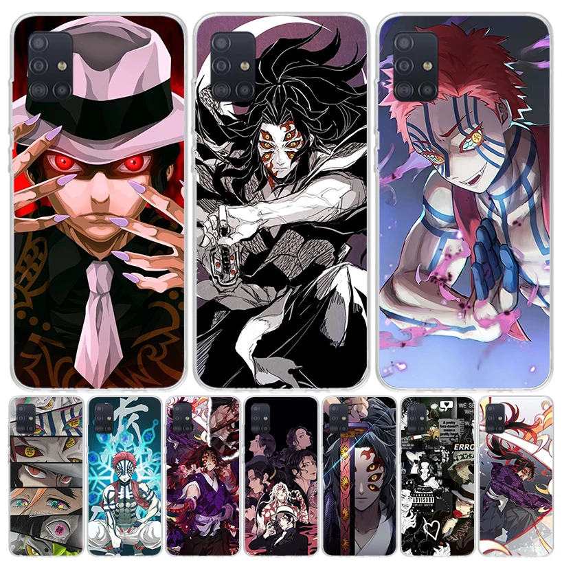 Demon Slayer Kibutsuji Muzan Case Phone Cover for Samsung Galaxy A51 A41 A31 A21S A21 A71 A50S A40 A30S A20E A10 A70 A6 A7 A8 A9