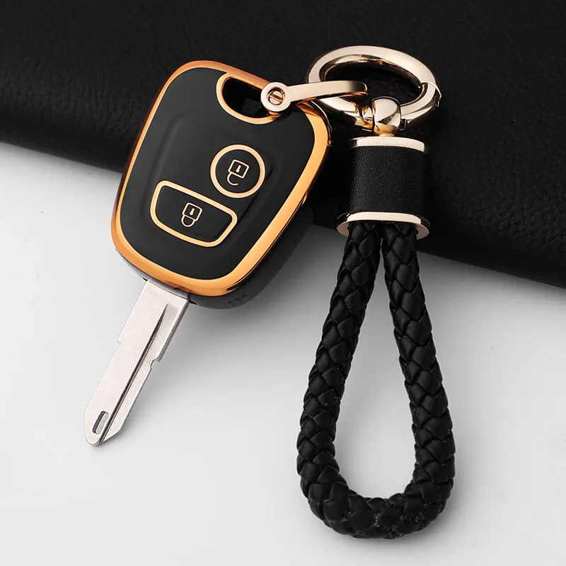 Weiche TPU Auto Fernbedienung Schlüssel Fall Abdeckung Shell Fob Für Peugeot 106 107 206 207 306 307 406 407 Für Citroen C1 C4 Schlüsselbund Zubehör