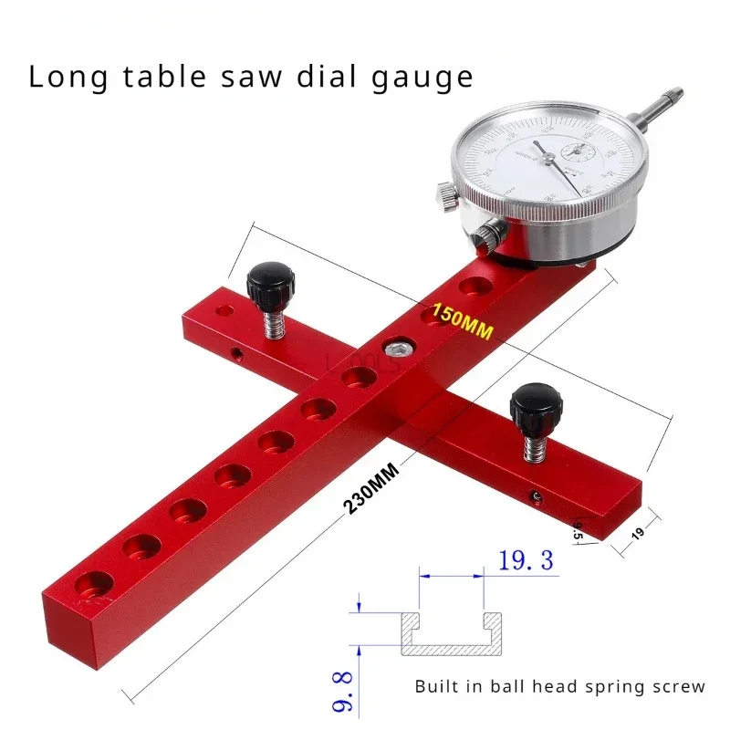 Metric/Inch 0.02 Precision Measuring Table Saws Tools Dial Gauges Correctors New Saw Blade Parallelism Correctors Specail Tools