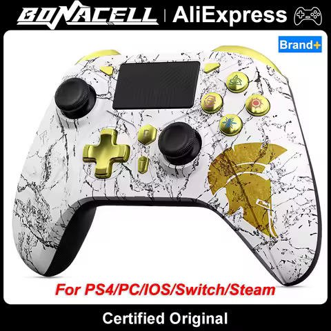 Controller for PS3/4/Switch/PC Bluetooth Wireless Gamepad,W/ Vibration Hall Effect Trubo FUNC,Video Game Control Handle Joystick