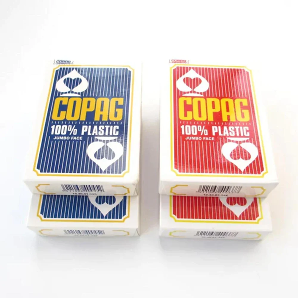 Copag Jumbo Face Plastic Marked Playing Cards For Perspective Glasses & Infrared Contact Lenses（Only Cards)