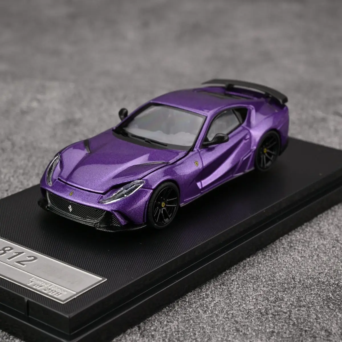 Little Toys Diecast Model Car 1/64 Ferrari 812 Alloy Model Car Novitec N-Largo 812 Play Vehicles Toys for Boys Gift