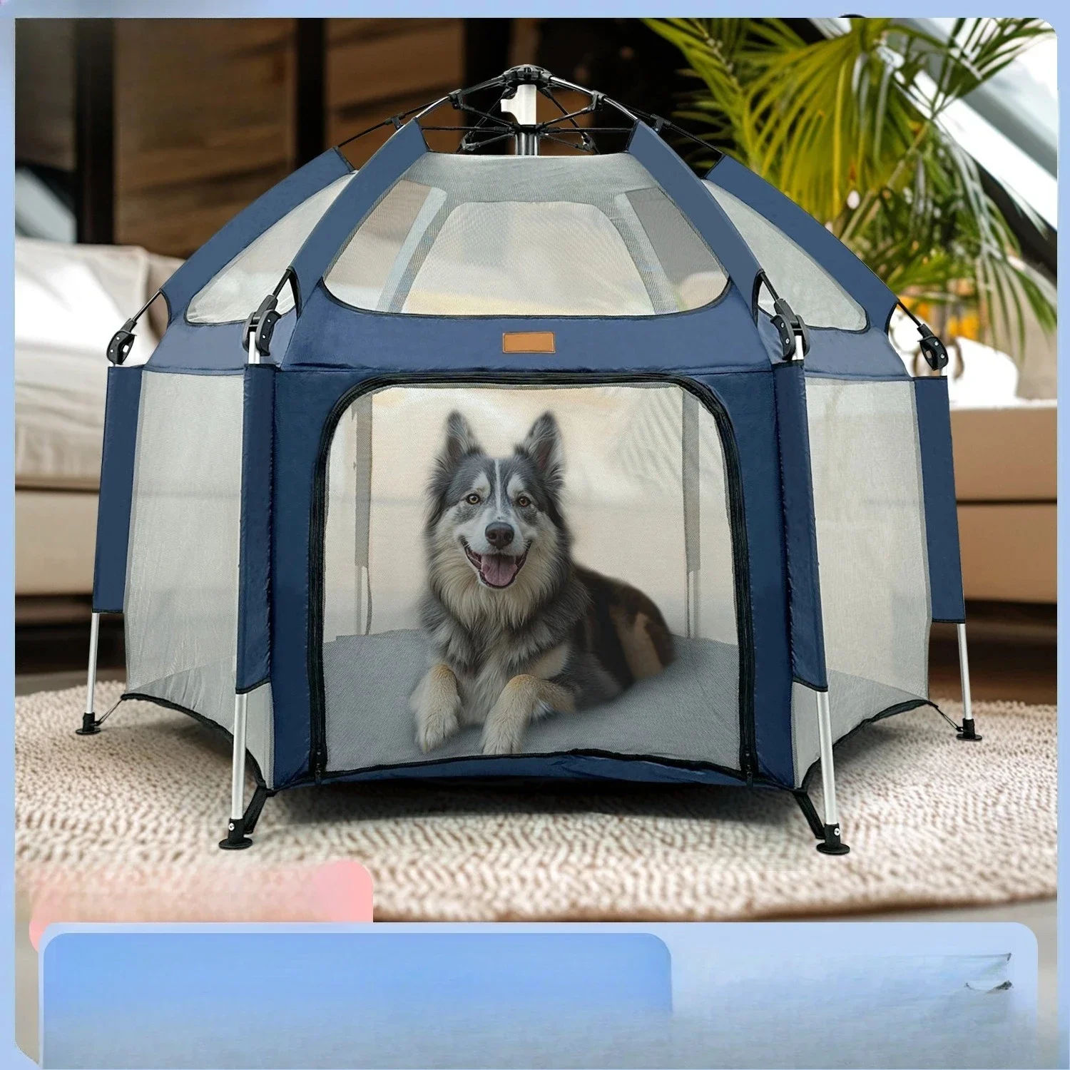 Spot Quick Open Dog Tent Fence Foldable Outdoor Beach Home Indoor Cat Pet Tent