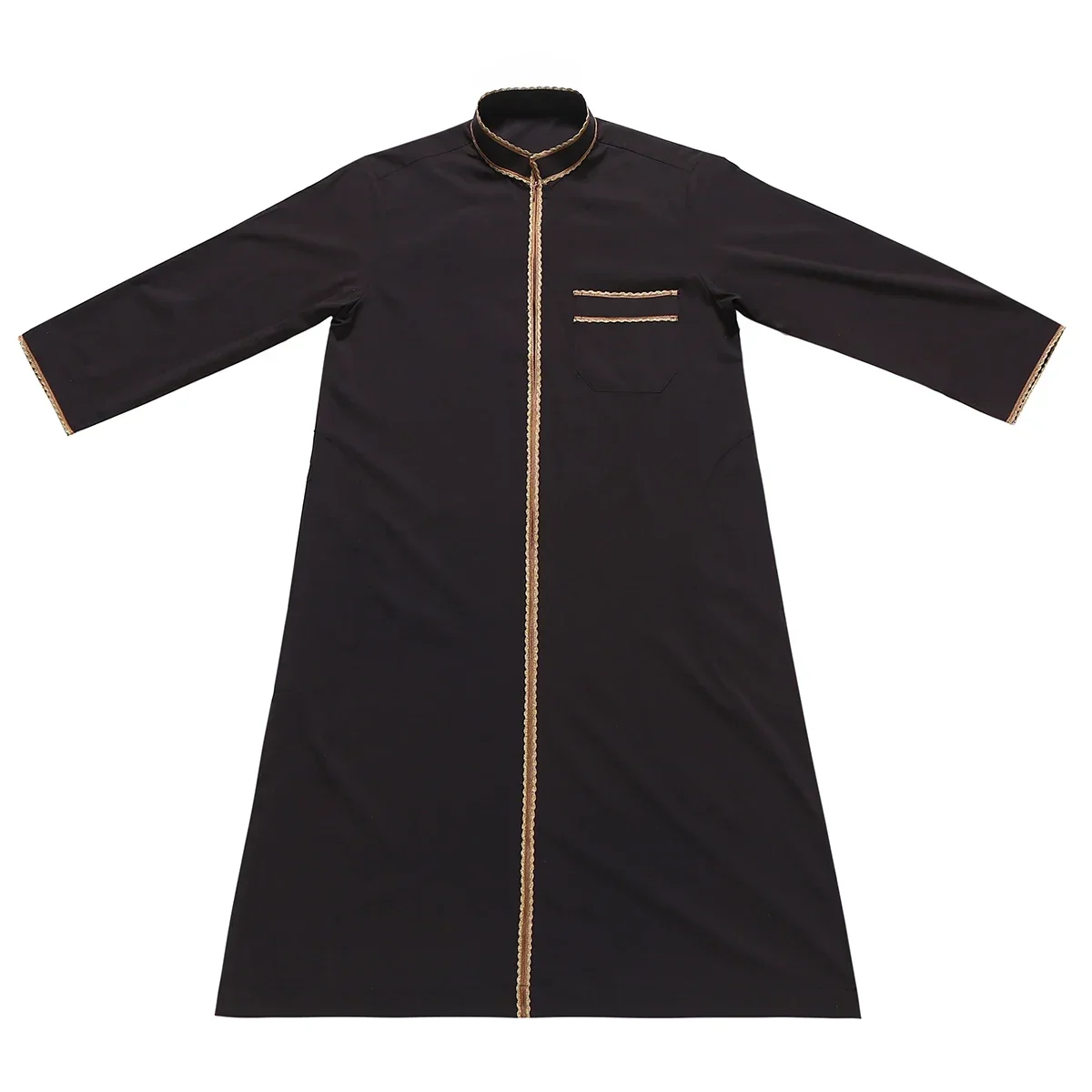 Saudi Dubai Abaya musulmano Jubba Thobe Bambini Ragazzo Arabia Adolescenti Abito lungo lungo Turchia Caftano Caftano islamico Eid Ramadan Abbigliamento