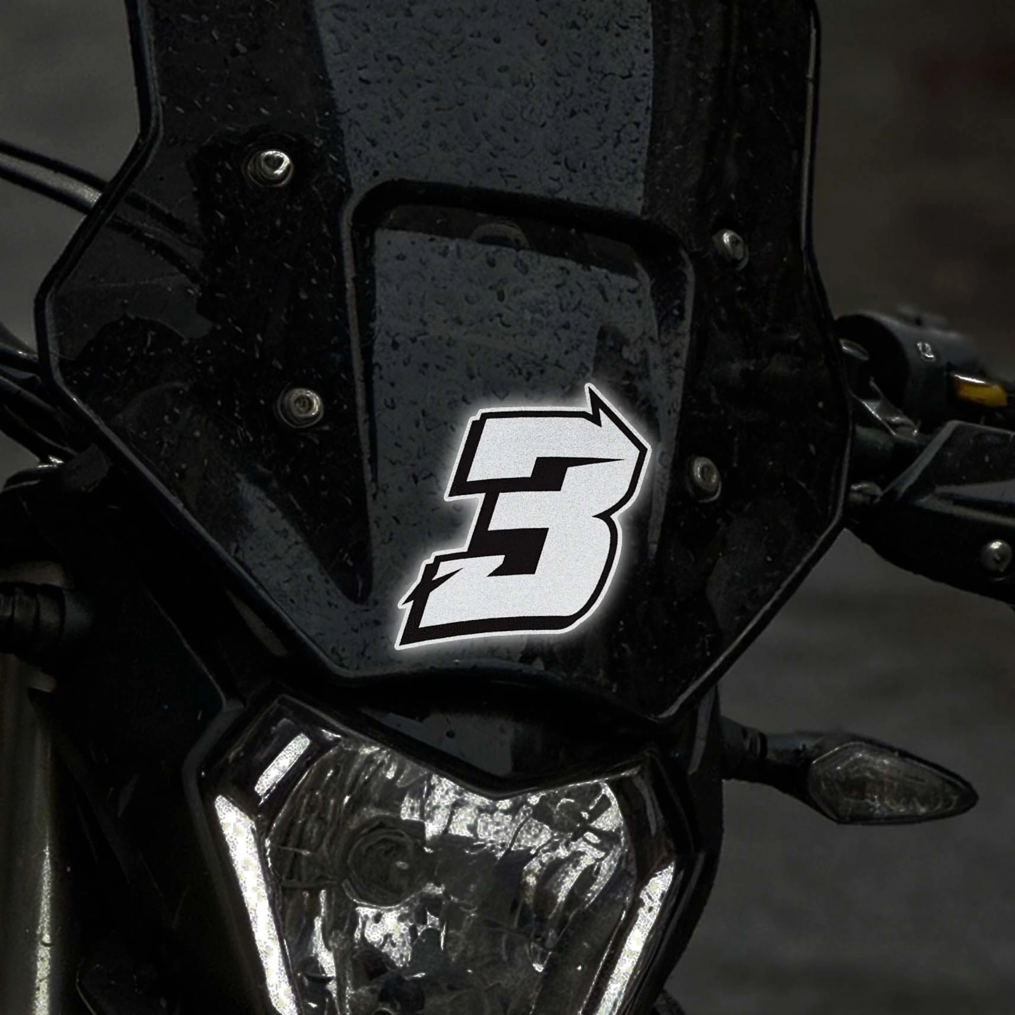 1 Calcomanía Reflectante con N - Race Bib reseña y precio