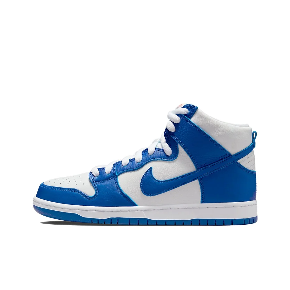 Nike Dunk SB Skateboard Shoes Men's High Top Blue/White/Orange DH7149-400