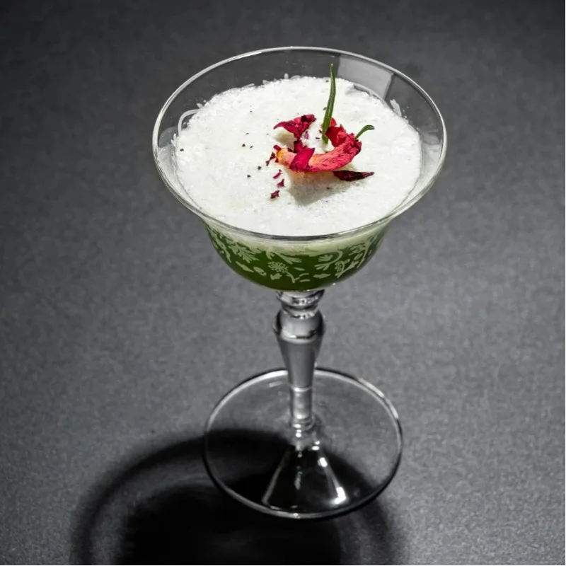 Japanese Style Pattern Martini Glass Cup Classical Glass Goblet Simple Cocktail Glasses Cup Martini Cup Sets Bar Kitchen Tools