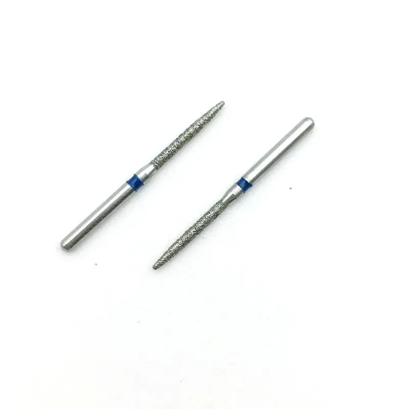 10pcs FO-11 Dental Diamond Burs Drill DentistryDiamond Handle Diameter 1.6mm Dentist Tools for Teeth Whitening