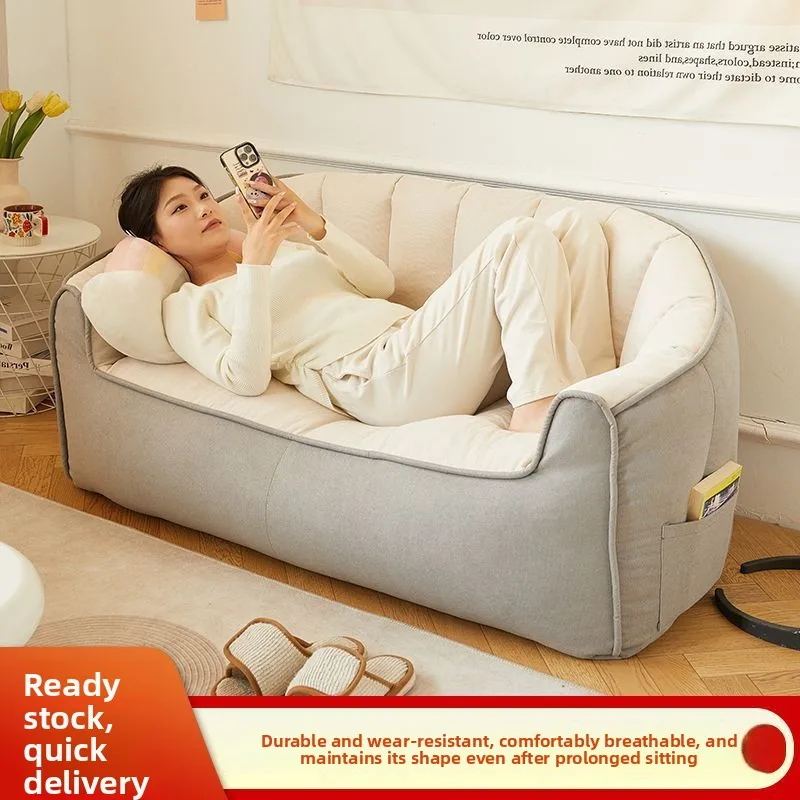 Kleine Wohnung Miethaus Tatami-Stil Wohnzimmer Möbel Gefülltes Schlafs Ofa Zweisitziges Lazy Sofa Lazy Sofa Tatami Sofa Chair