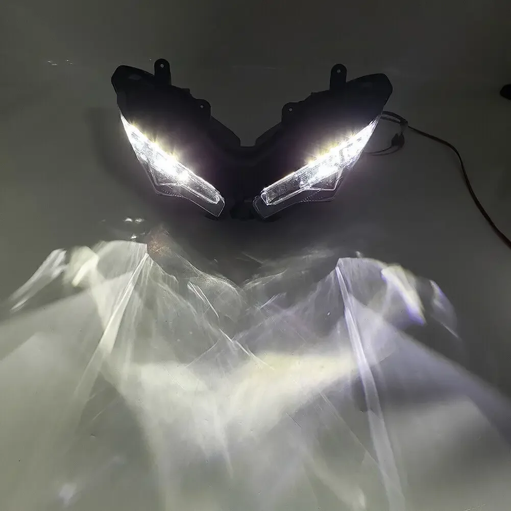 Motorcycle Front Headlight Lamp Assembly Lens For Kawasaki Ninja 400 EX400 2018-2022 2019 2020 2021