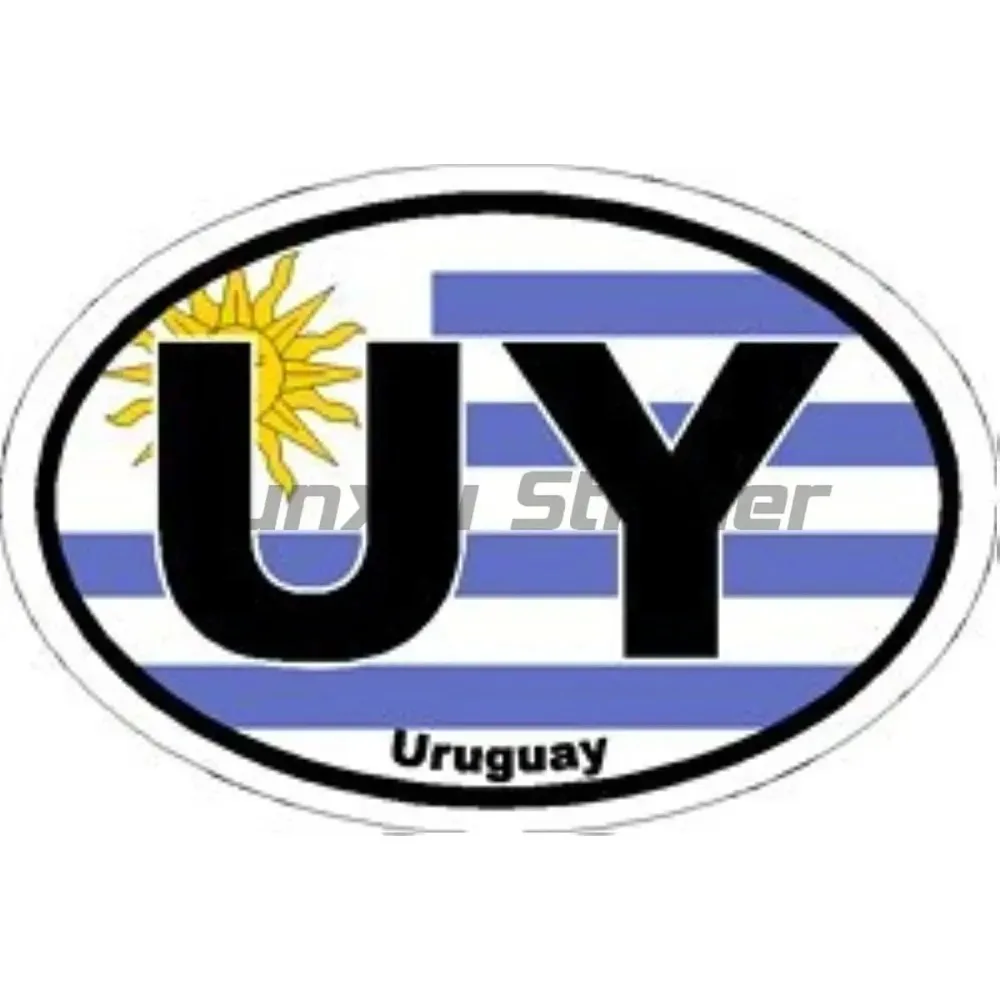 

Uruguay Map Flag Bike Styling Helmet Laptop Funny Decal Vinyl Car Sticker PVC Decal Decorative Accessory