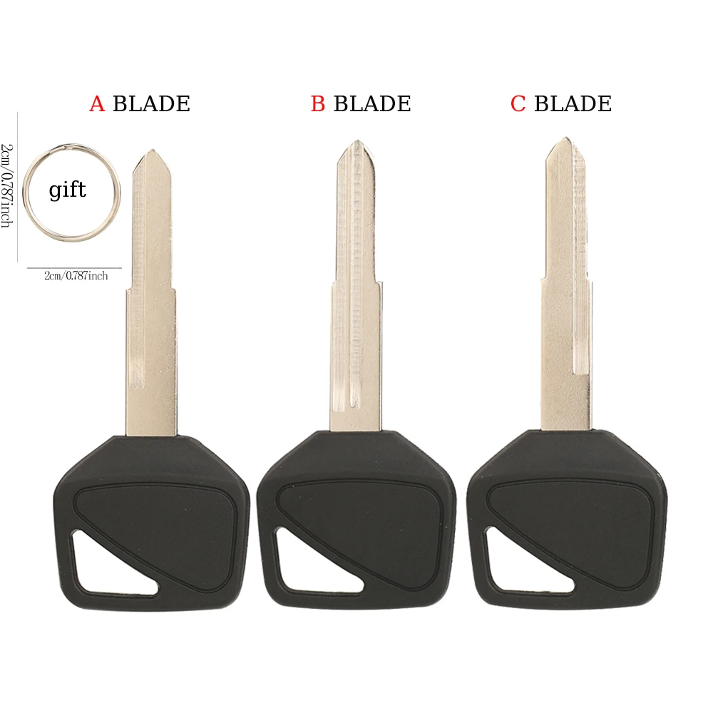 jingyuqin Blank Blade Key For Honda CBR600 F2 F3 F4 F4i CBR 600 RR F5 CBR900 CBR954 CBR893 CBR929 VFR800 CBR1000 VTR1000 CB1300