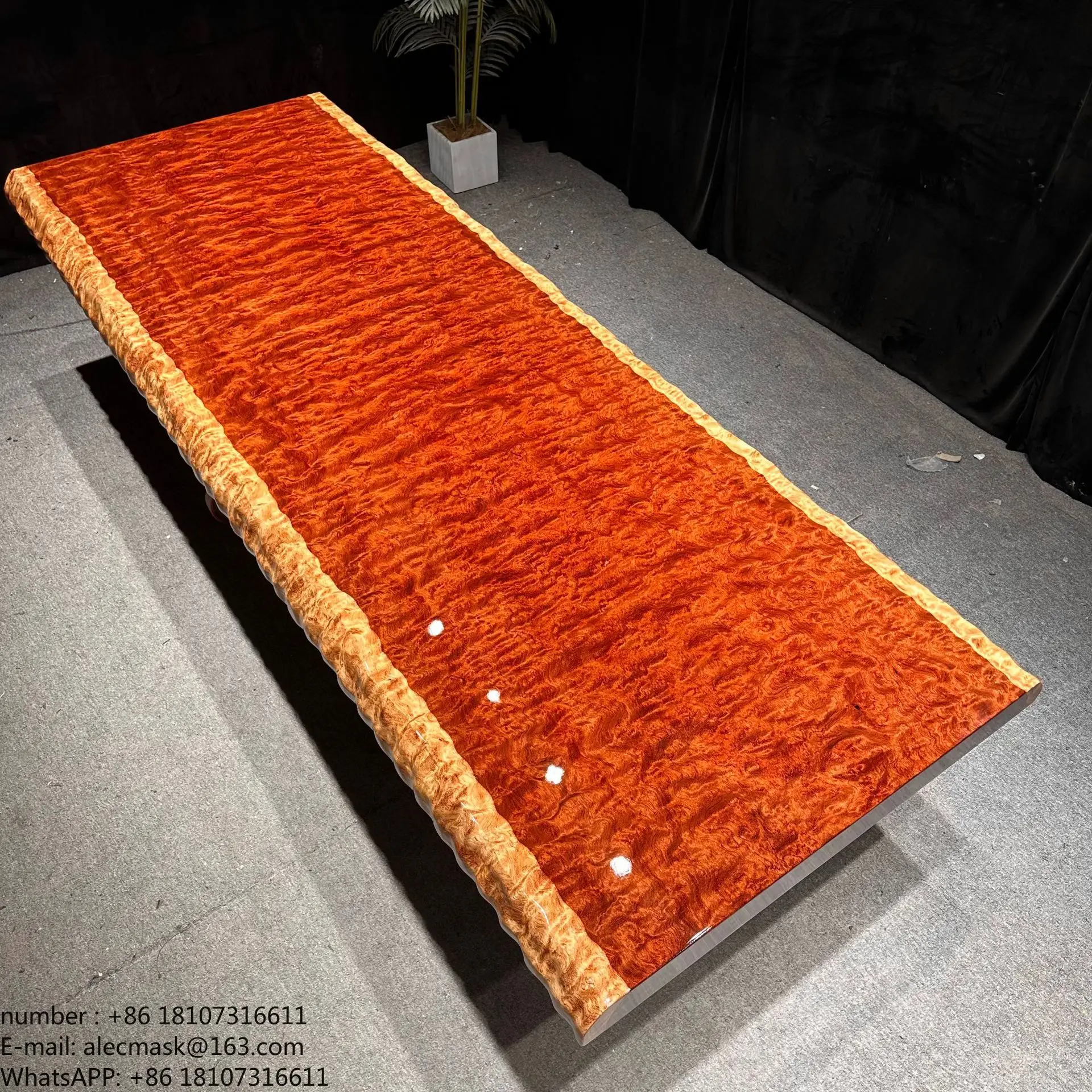 Log Solid wood Whole board Large board Conference Office Painting case Boss table Tea table Tea table