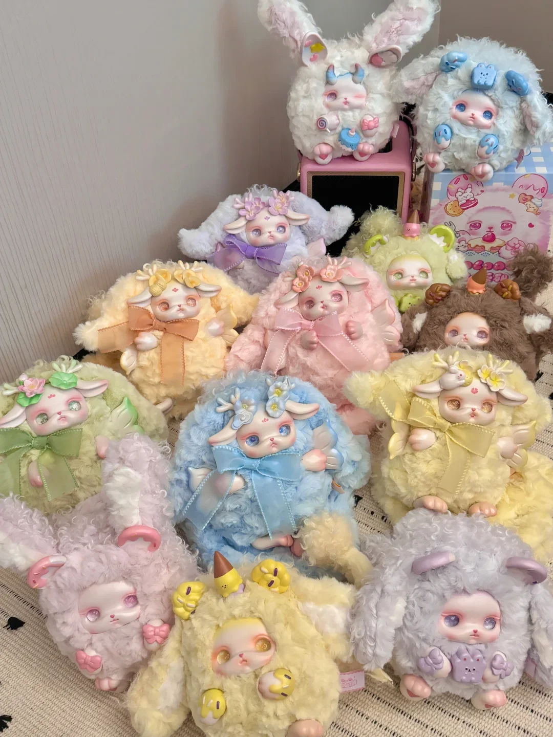 

Kawaii Loloan Dessert Series Blind Box Vinyl Face Fashion Action Figure Magnetic Doll Room Decor Toy Kid Surprise Surprise gift