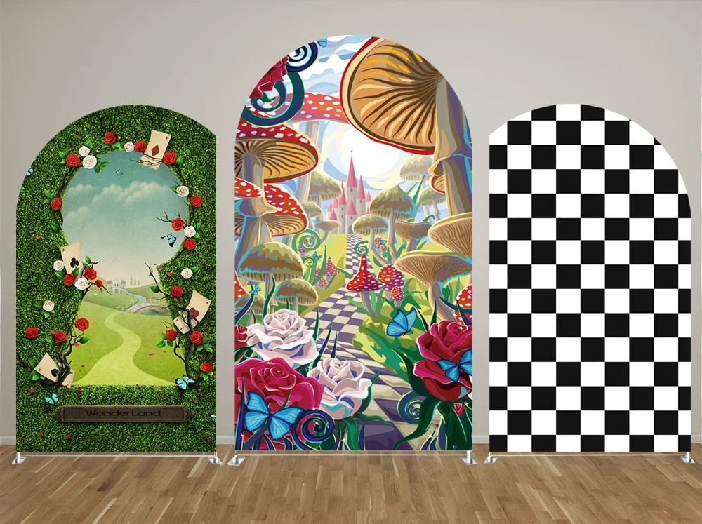 Coperture per fondali ad arco per feste, pannelli ad arco compleanno di nozze e puntelli per decorazioni per feste di Baby Shower