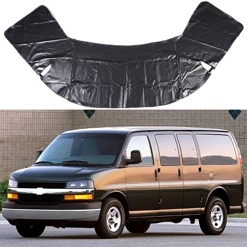 

For 2003-2025 Chevrolet Chevrolet Express RV front glass cover snow shield car protective accessories Oxford cloth black