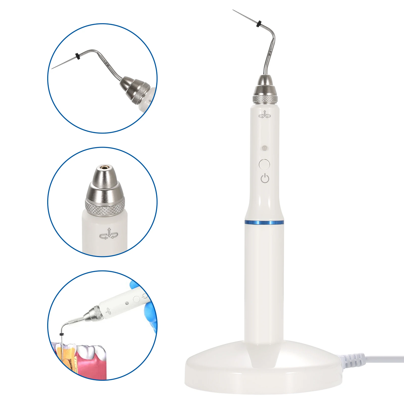 

Dental Wireless Endodontic Gutta Percha Obturation Pen Root Canal Heated Pen 3 Second+2 Needles Dentistry Tool Instrument
