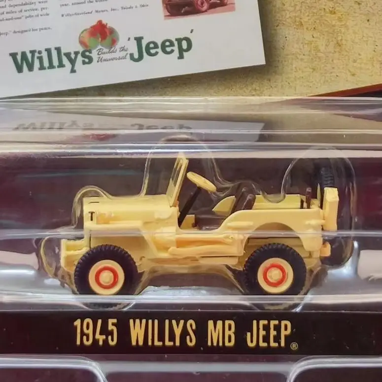 

1:64 1945 Willis MB Jeep "General Jeep" Advanced Car Model Collectibles