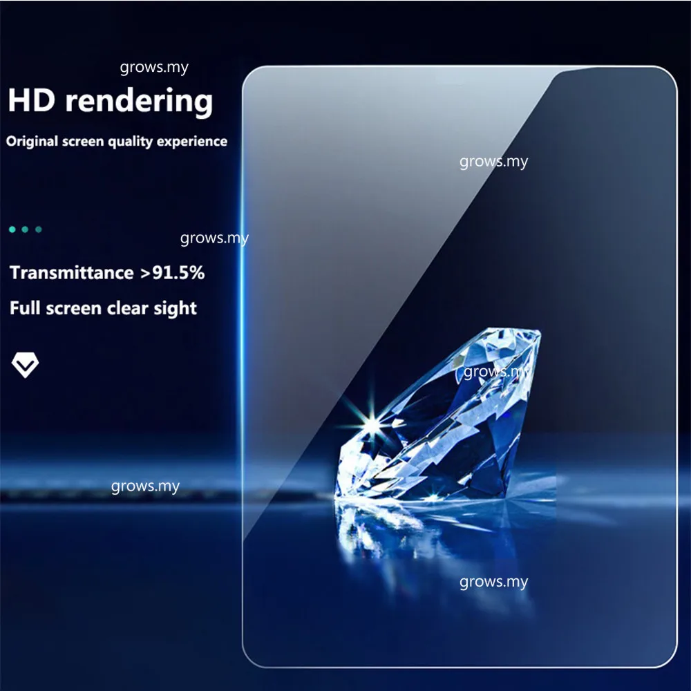 Protetor de tela de vidro temperado para tablet HD para Teclast T60 12 polegadas TECLAST T60 Plus 12 "2024 Película protetora ultra transparente com cobertura completa