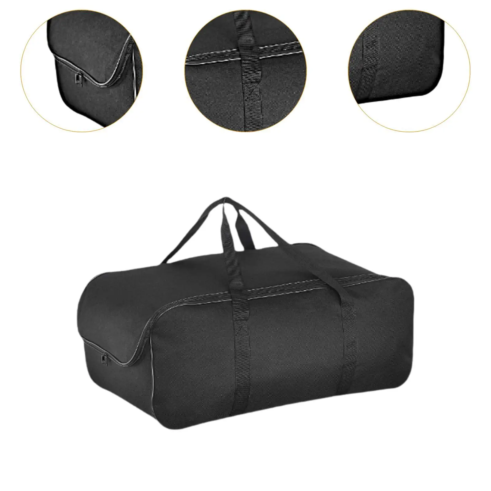 حقيبة عربة دفع الجولف، حقيبة عربة الجولف، نايلون واسعة مع مقابض حقيبة استبدال عربات نقل السفر المقاومة للغبار #5