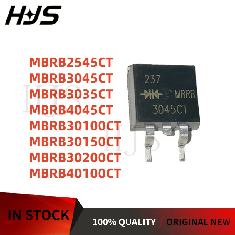 10 قطعة MBRB2545CT MBRB4045CT MBRB3035CT MBRB40100CT MBRB30150CT MBRB30100CT MBRB30200CT MBRB3045CT TO-263 العلامة التجارية الجديدة في المخزون #1