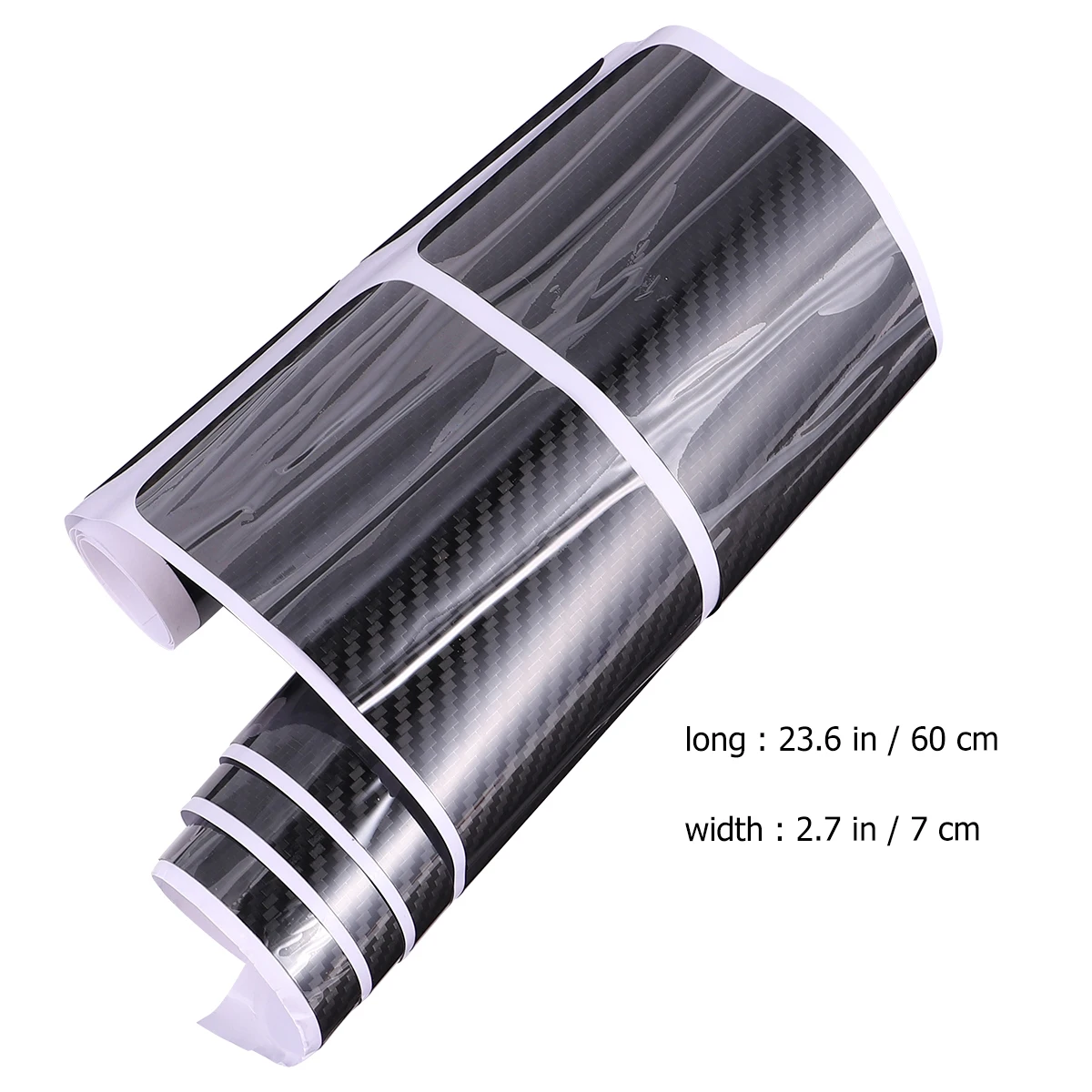 

1 set Carbon Fiber Door Sill Sticker Black Scratch Protection Film For Car Door Protector Anti-Kick Uv Resistant Oil