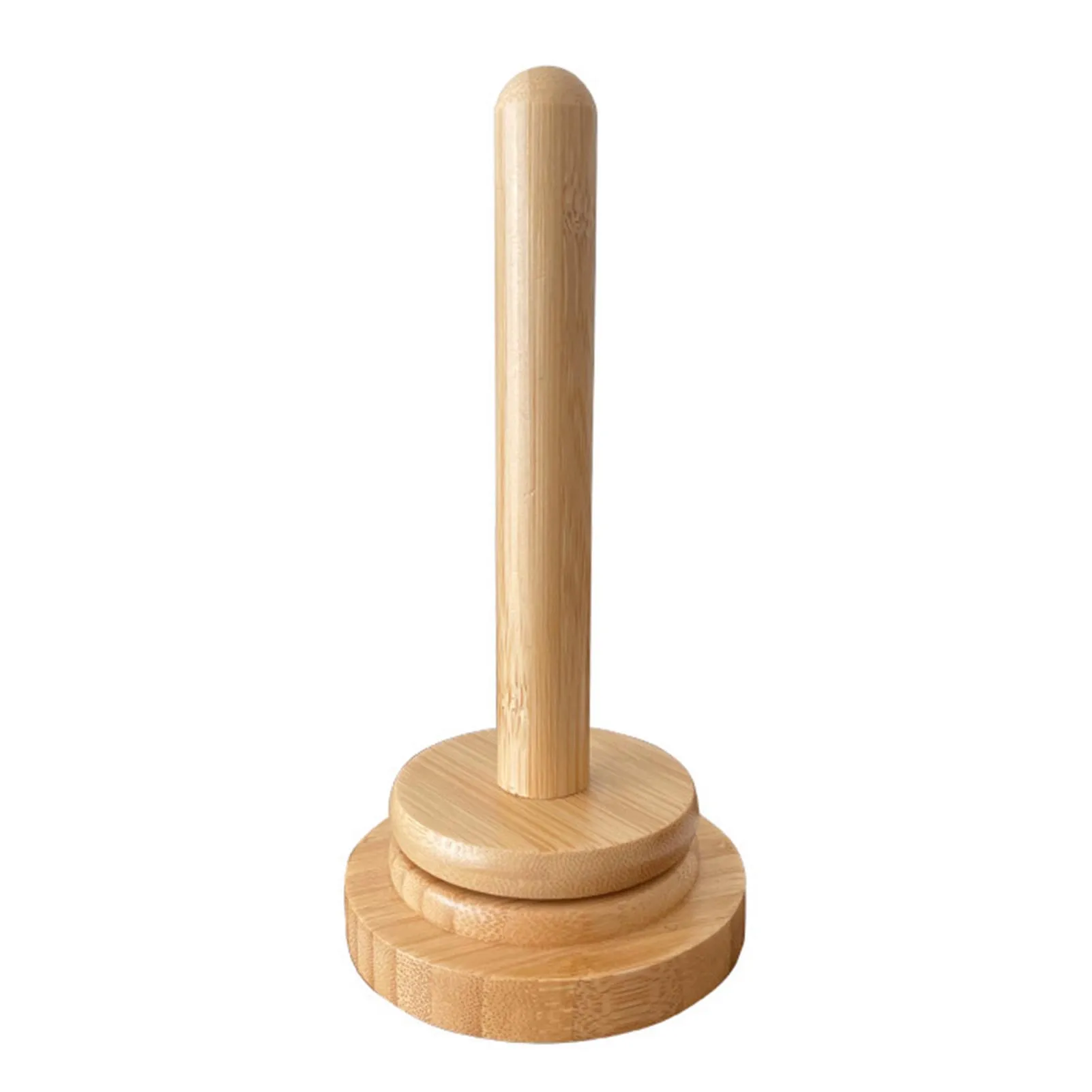 Wooden Yarn Holder for Knitting Crochet Lovers Portable Rotating Thread Organizer Spool Rack Craft Tool Kit