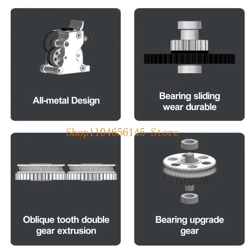 5ASD PRINTERS GEAR PART HGX Prouder Steel Steel HGX Prouder for CR10S #4