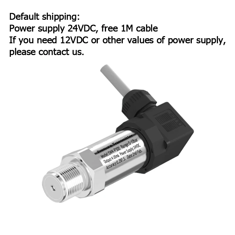 Imagem -04 - Transmissor de Pressão Sensor de Pressão Negativa Água Gás Óleo Líquido Vácuo 420ma 05v 10v Rs485 Output 1bar-1000bar