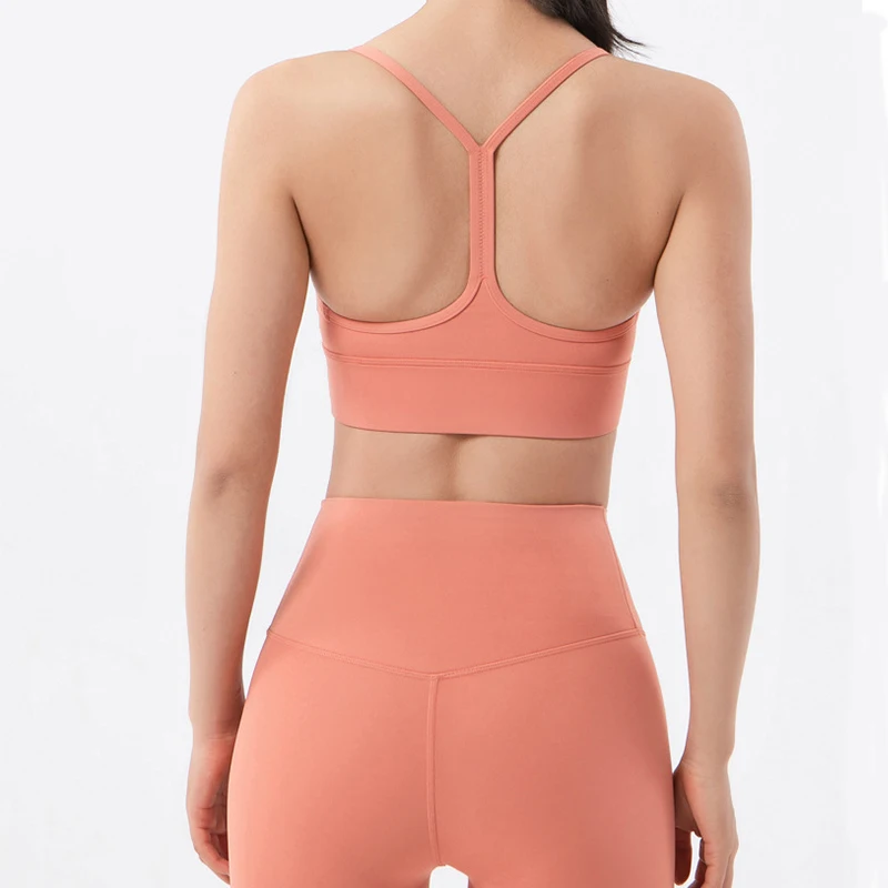 

Sports Women's Yoga Bra Y-Back Gathering Shockproof Beauty Back Fitness Running Cycling Quick Drying Breathable Women's Tank Top