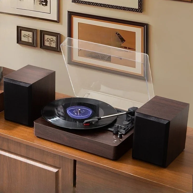 New vinyl record player creative birthday gift retro bluetooth speaker ornament living room gift