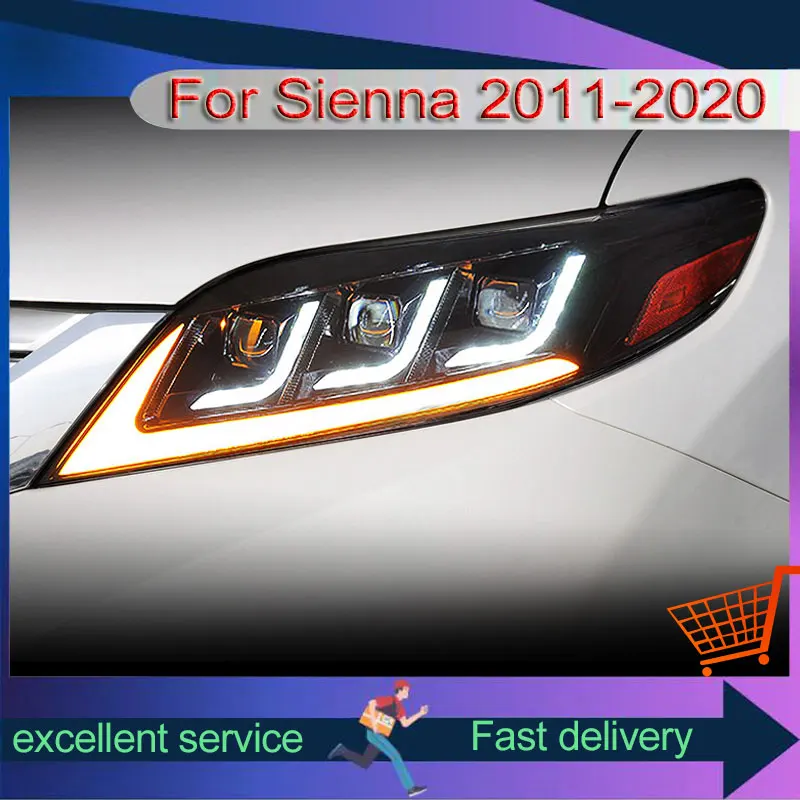 

Стайлинг автомобиля для Toyota 2011-2020, Sienna, Φ DRL Передняя лампа