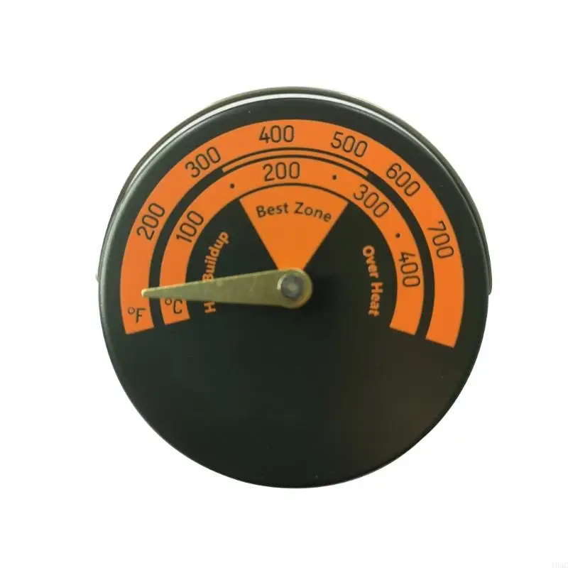 Fireplace Fan Stove Thermometer for Log for Burner Temperature Gau 193C