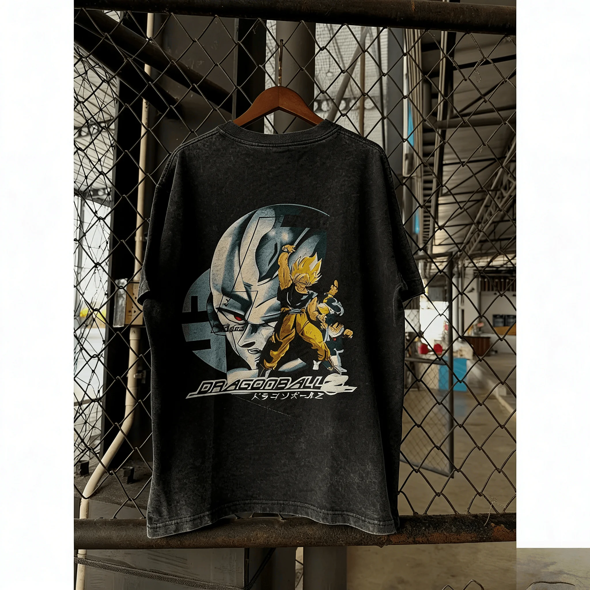 

2026 Summer Dragon Ball Vintage Print T-Shirts Washed Cotton Oversized Unisex Tees Cell Majin Boo Super Saiyan Gohan Anime Tops
