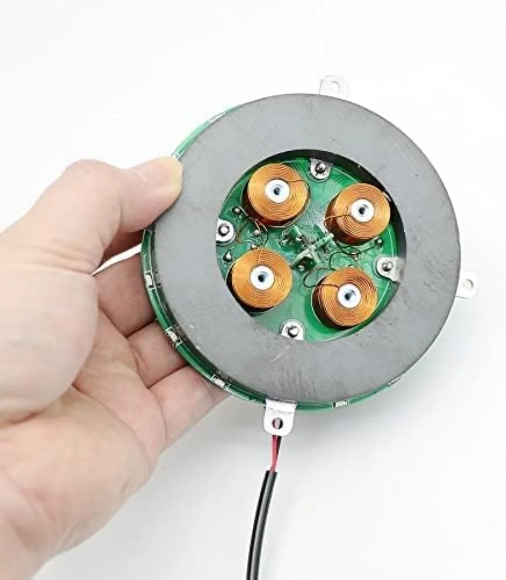

With 4 Led Lights Can Load-Bearing 500G Magnetic Floating DIY Kit Floating Toy DIY Magnetic Levitation Module Platform