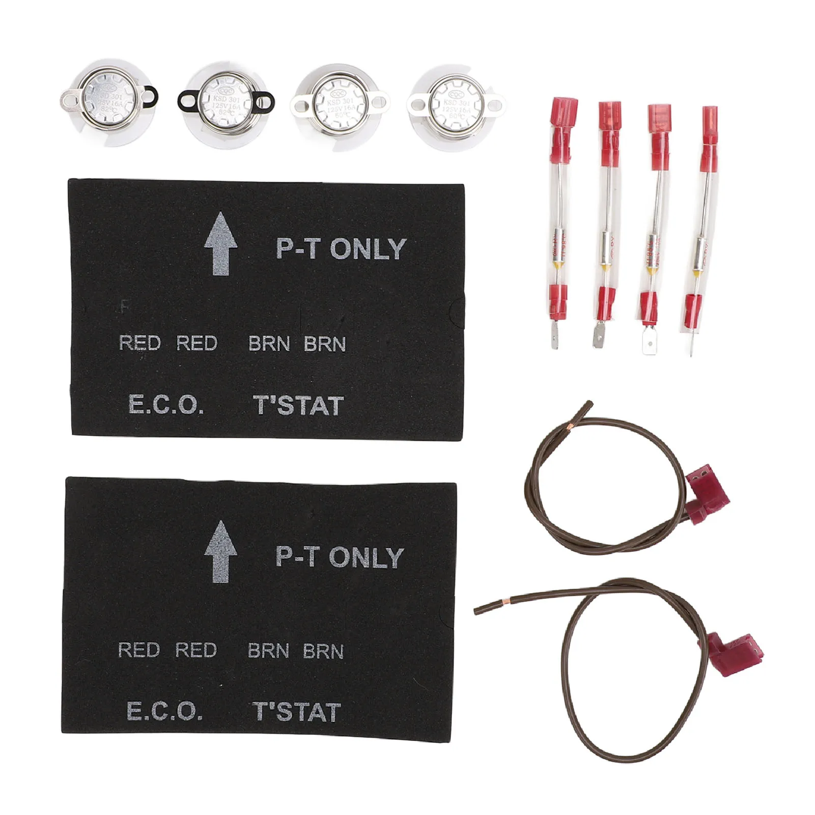 

2 Sets RV Water Heater Thermal Cutoff with ECO Thermostat Assembly Kit Enhanced Safety Replacement for Atwood 91447 93866